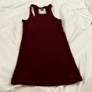 Gilly Hicks Deep Red Tank Top